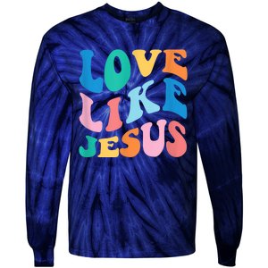 Love Like Jesus Graphic Tee Tie-Dye Long Sleeve Shirt