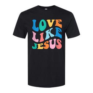 Love Like Jesus Graphic Tee Softstyle CVC T-Shirt