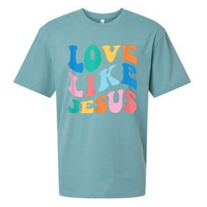 Love Like Jesus Graphic Tee Sueded Cloud Jersey T-Shirt