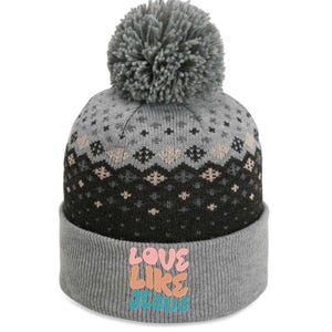 Love Like Jesus The Baniff Cuffed Pom Beanie