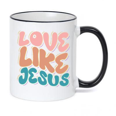 Love Like Jesus 11oz Black Color Changing Mug