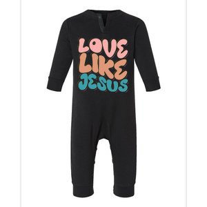 Love Like Jesus Infant Fleece One Piece