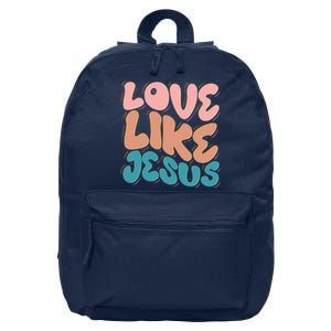 Love Like Jesus 16 in Basic Backpack