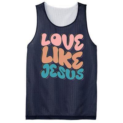 Love Like Jesus Mesh Reversible Basketball Jersey Tank