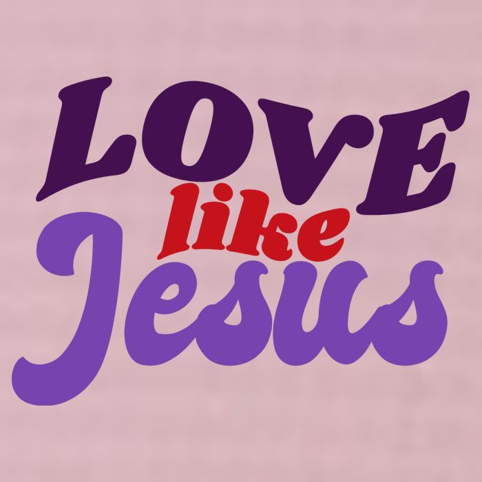 Love Like Jesus Retro 25L Jumbo Tote
