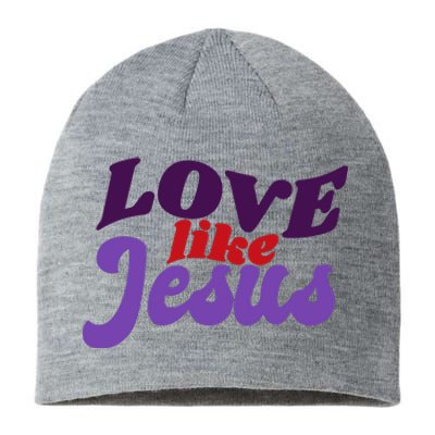 Love Like Jesus Retro Sustainable Beanie