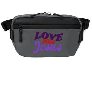 Love Like Jesus Retro Crossbody Pack