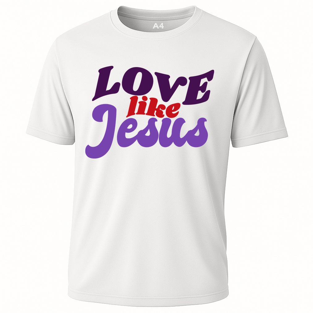 Love Like Jesus Retro Cooling Performance Crew T-Shirt