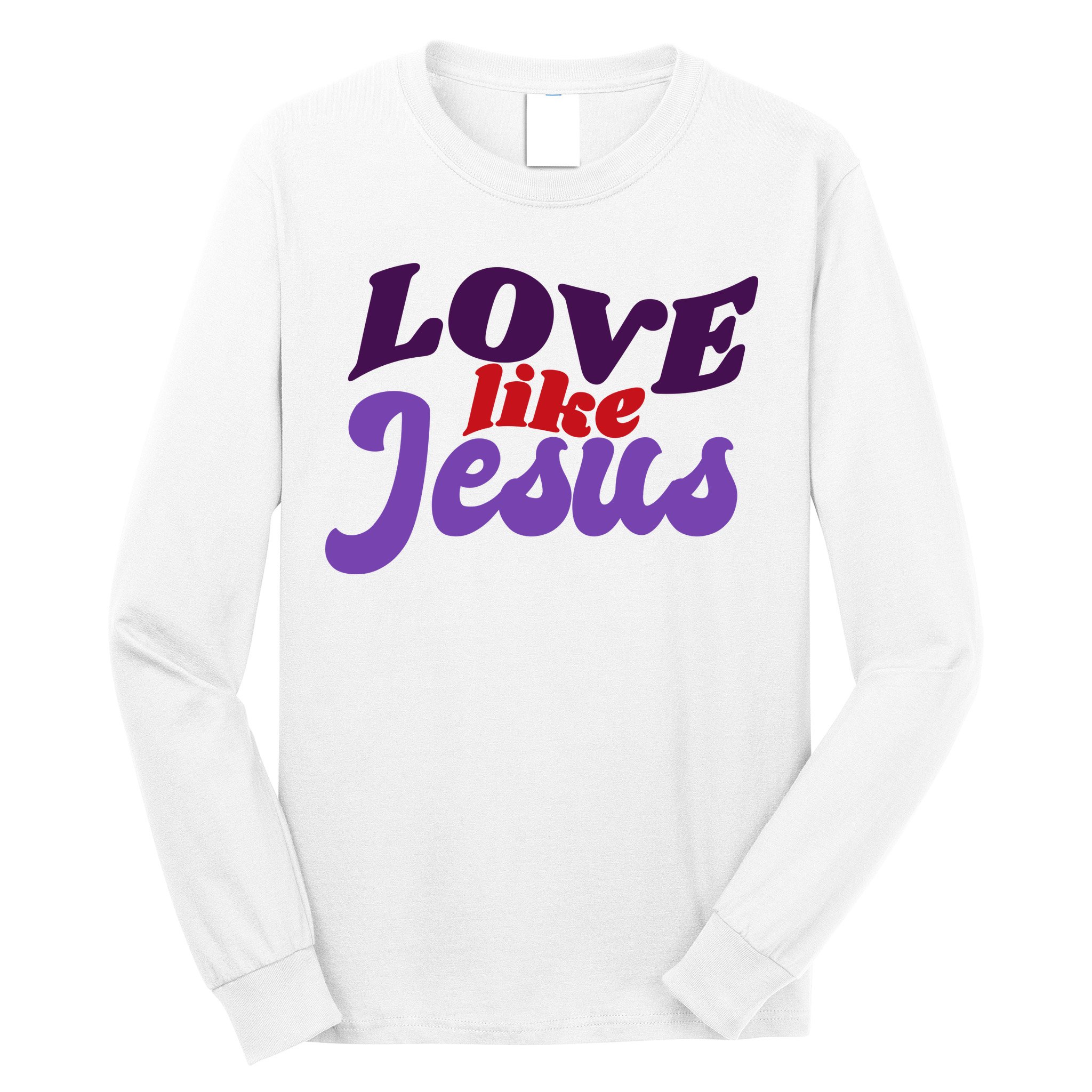 Love Like Jesus Retro Long Sleeve Shirt