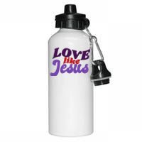 Love Like Jesus Retro Aluminum Water Bottle