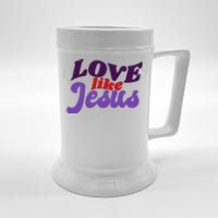 Love Like Jesus Retro Beer Stein