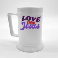 Love Like Jesus Retro Beer Stein