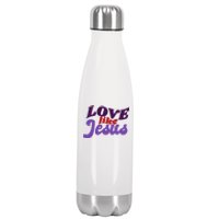 Love Like Jesus Retro Stainless Steel Insulated Water Bottle