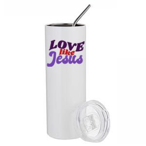 Love Like Jesus Retro Stainless Steel Tumbler