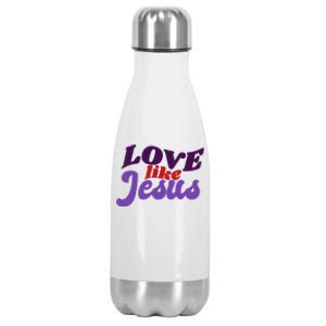 Love Like Jesus Retro Stainless Steel Insulated Water Bottle