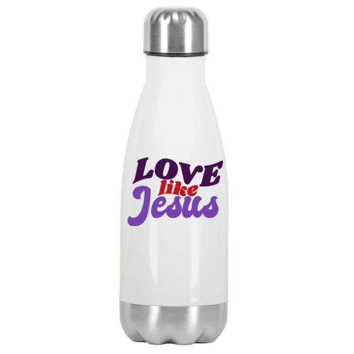 Love Like Jesus Retro Stainless Steel Insulated Water Bottle