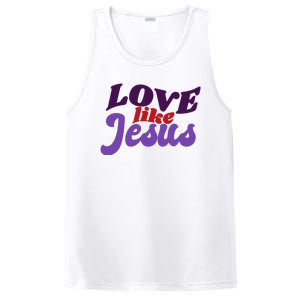 Love Like Jesus Retro PosiCharge Competitor Tank