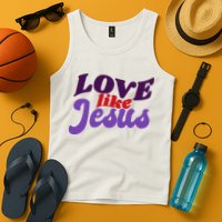 Love Like Jesus Retro Tank Top