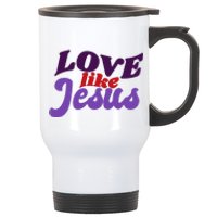 Love Like Jesus Retro Stainless Steel Travel Mug