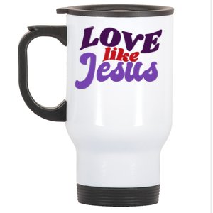 Love Like Jesus Retro Stainless Steel Travel Mug