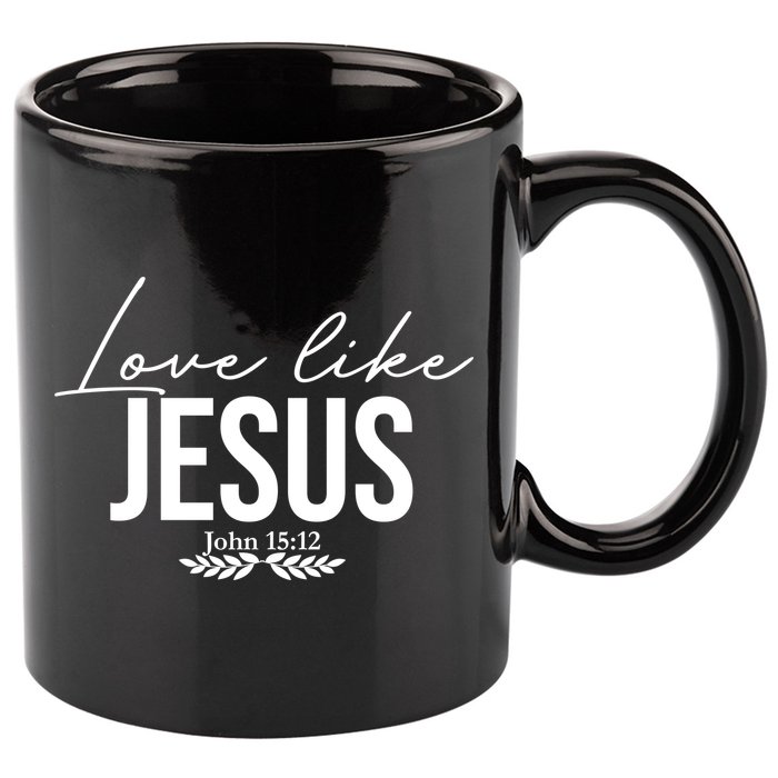 Love Like Jesus Dear Person Behind Me Christian 11oz C Handle Ceramic Mug