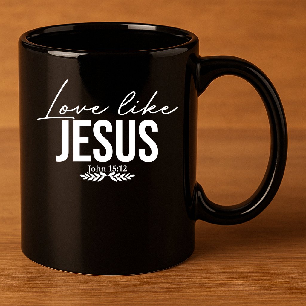 Love Like Jesus Dear Person Behind Me Christian 11oz C Handle Ceramic Mug