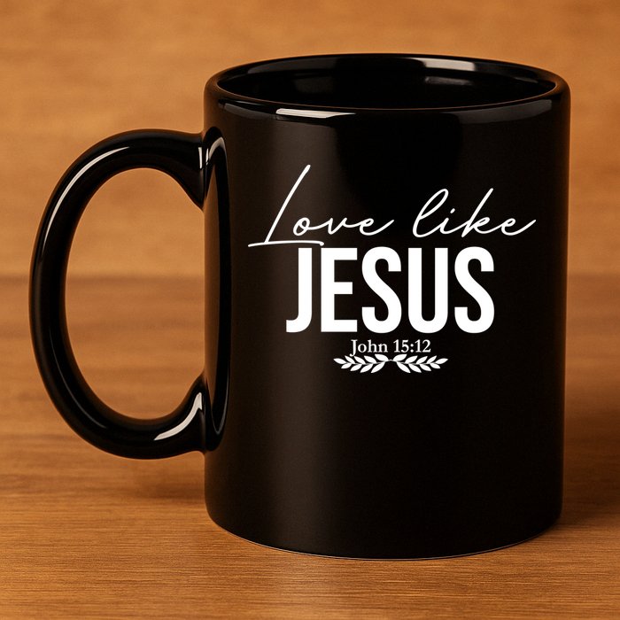 Love Like Jesus Dear Person Behind Me Christian 11oz C Handle Ceramic Mug