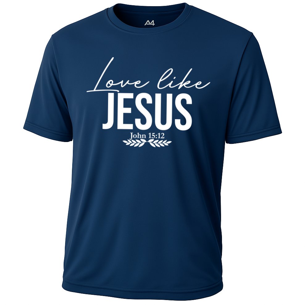 Love Like Jesus Dear Person Behind Me Christian Cooling Performance Crew T-Shirt