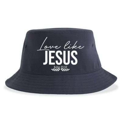 Love Like Jesus Dear Person Behind Me Christian Sustainable Bucket Hat