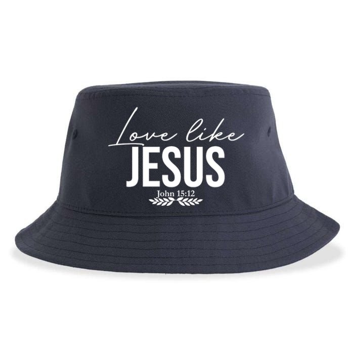 Love Like Jesus Dear Person Behind Me Christian Sustainable Bucket Hat