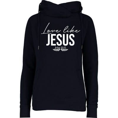 Love Like Jesus Dear Person Behind Me Christian Womens Funnel Neck Pullover Hood