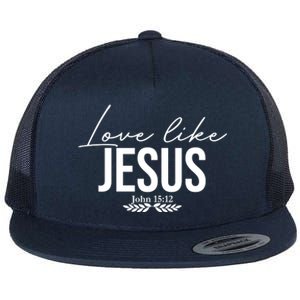 Love Like Jesus Dear Person Behind Me Christian Flat Bill Trucker Hat