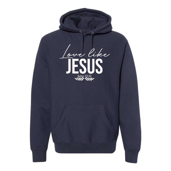 Love Like Jesus Dear Person Behind Me Christian Premium Hoodie