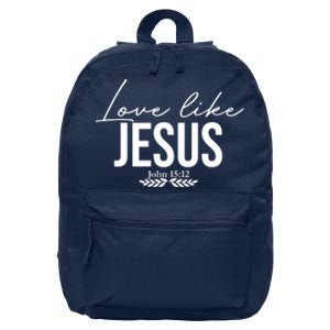 Love Like Jesus Dear Person Behind Me Christian 16 in Basic Backpack