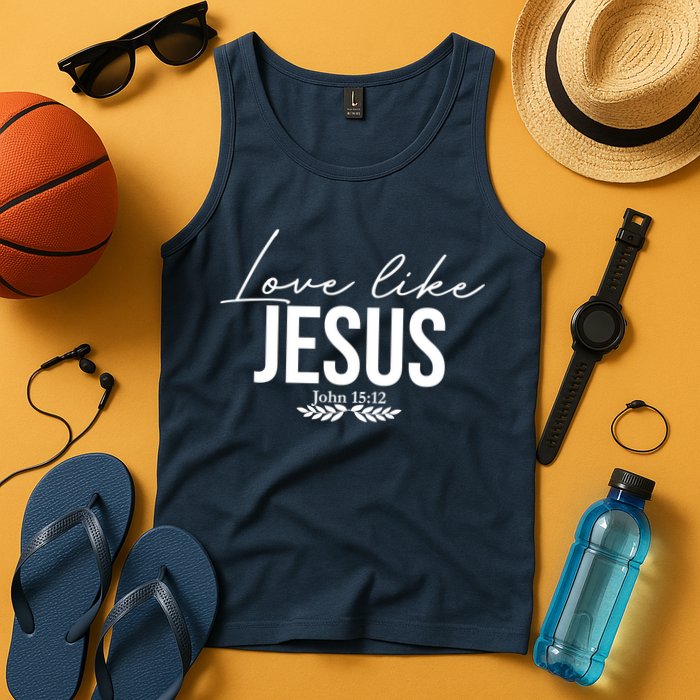 Love Like Jesus Dear Person Behind Me Christian Tank Top