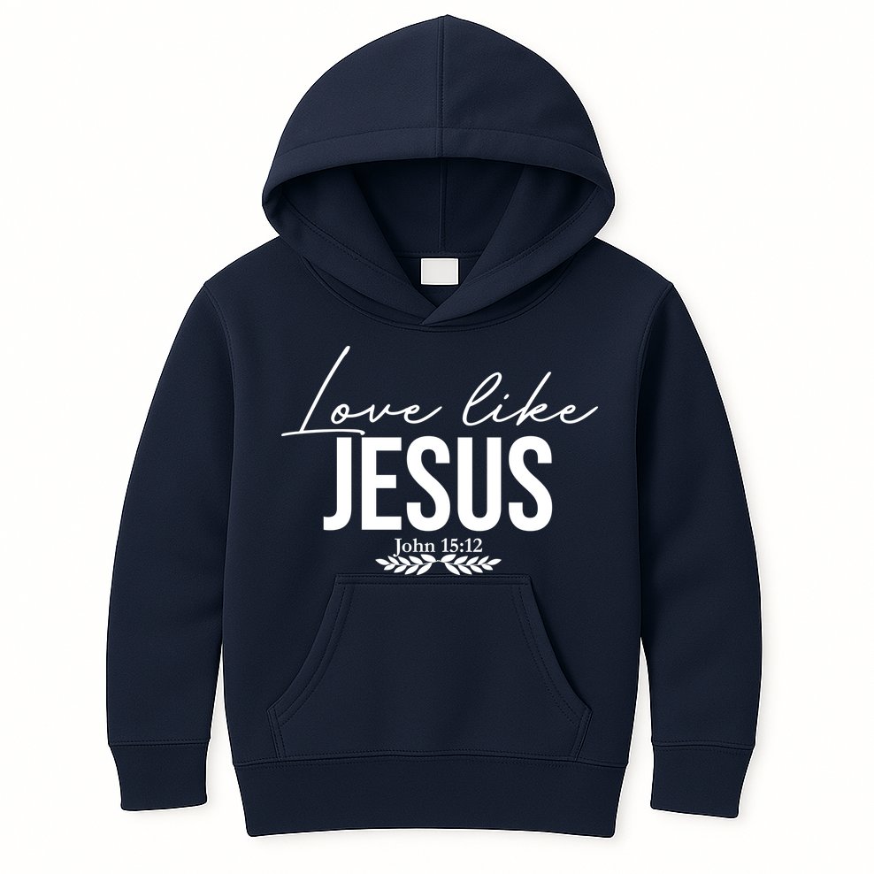 Love Like Jesus Dear Person Behind Me Christian Kids Hoodie