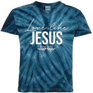 Love Like Jesus Dear Person Behind Me Christian Kids Tie-Dye T-Shirt