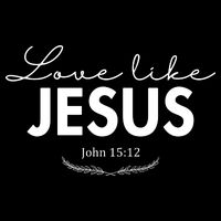 Love Like Jesus John 15:12 Christianity Flatbill Hat