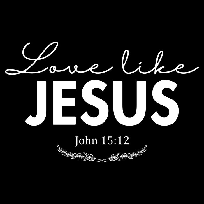 Love Like Jesus John 15:12 Christianity Flatbill Hat