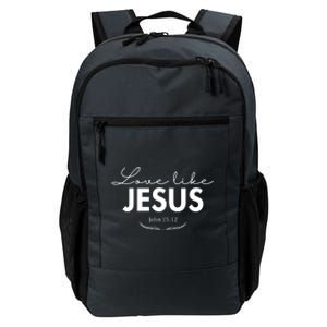 Love Like Jesus John 15:12 Christianity Daily Commute Backpack