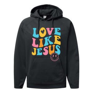 Love Like Jesus Performance Fleece Hoodie