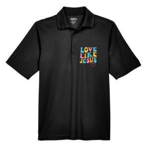 Love Like Jesus Men's Origin Performance Pique Polo