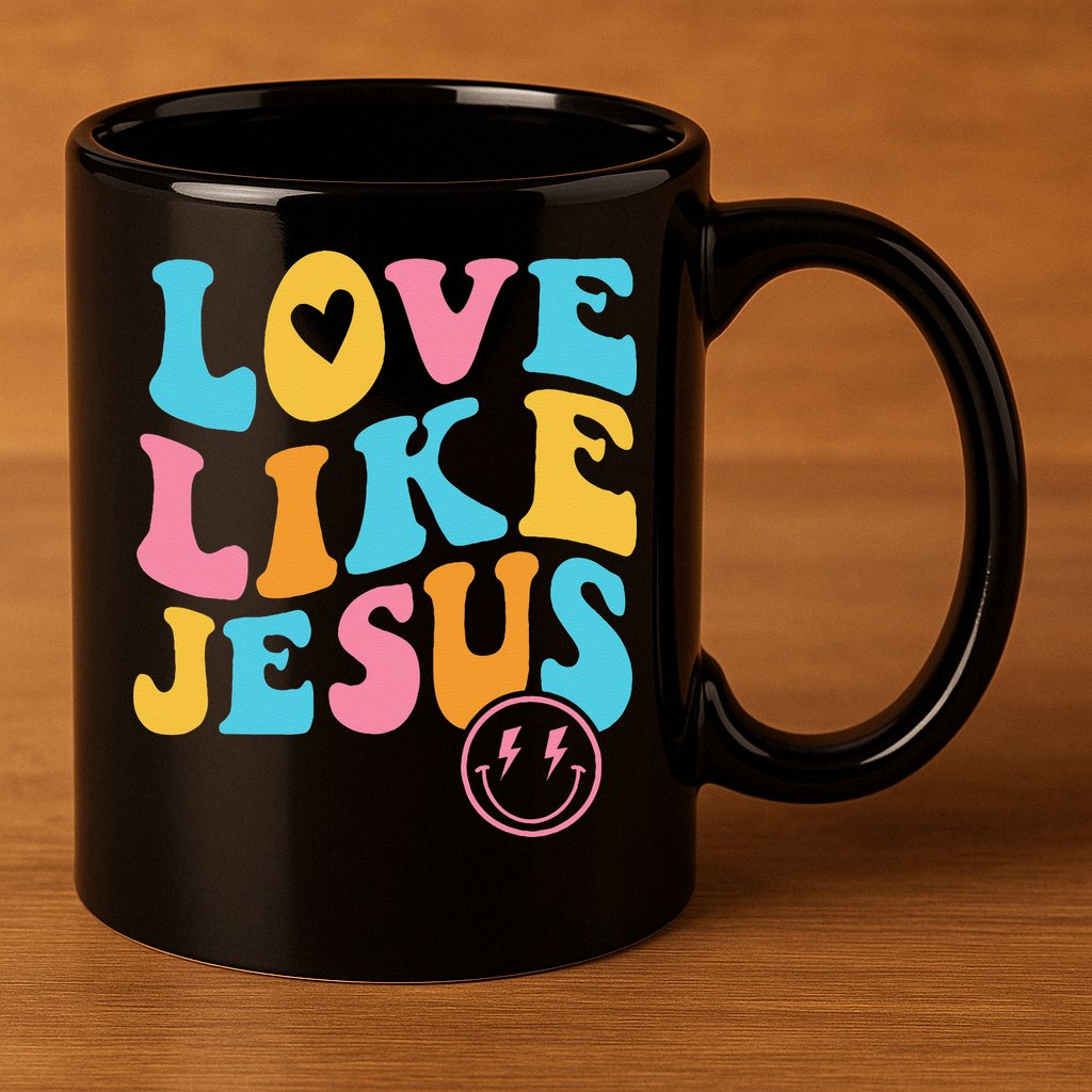 Love Like Jesus 11oz C Handle Ceramic Mug