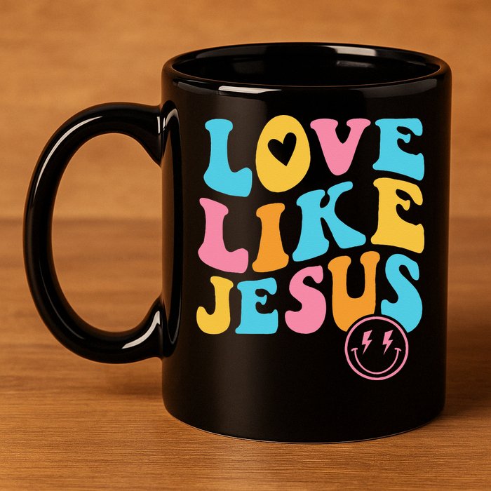 Love Like Jesus 11oz C Handle Ceramic Mug