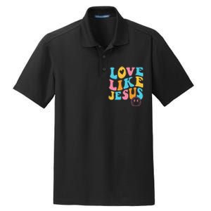 Love Like Jesus Dry Zone Grid Polo