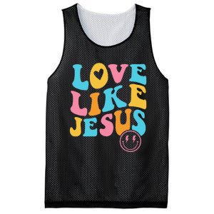 Love Like Jesus Mesh Reversible Basketball Jersey Tank