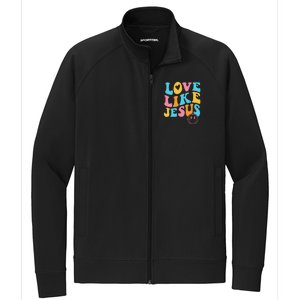 Love Like Jesus Stretch Full-Zip Cadet Jacket