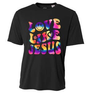 Love Like Jesus Tie Dye Faith Christian Jesus Cooling Performance Crew T-Shirt