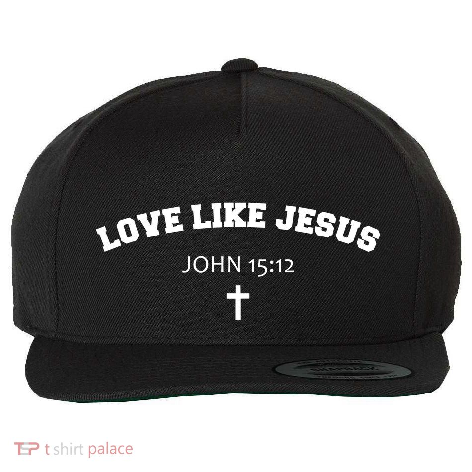 Love Like Jesus John 15 12 Christian Catholic Bible Verse Wool Snapback Cap