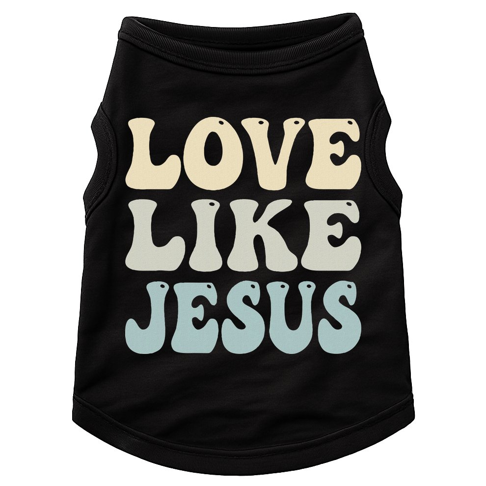 Love Like Jesus Trendy Doggie Tank